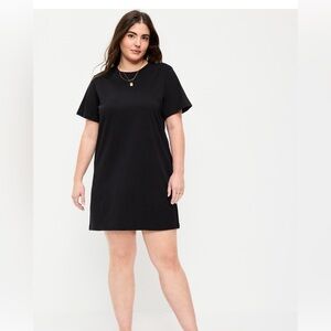 Old Navy Black T-Shirt Dress
